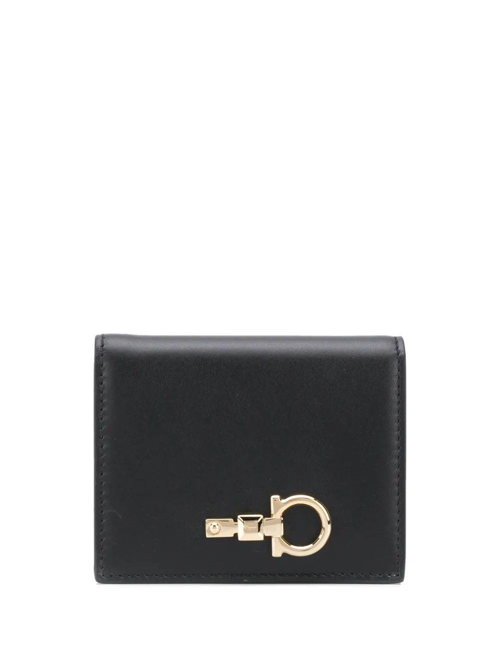 

Структурный кошелек Ferragamo, черный