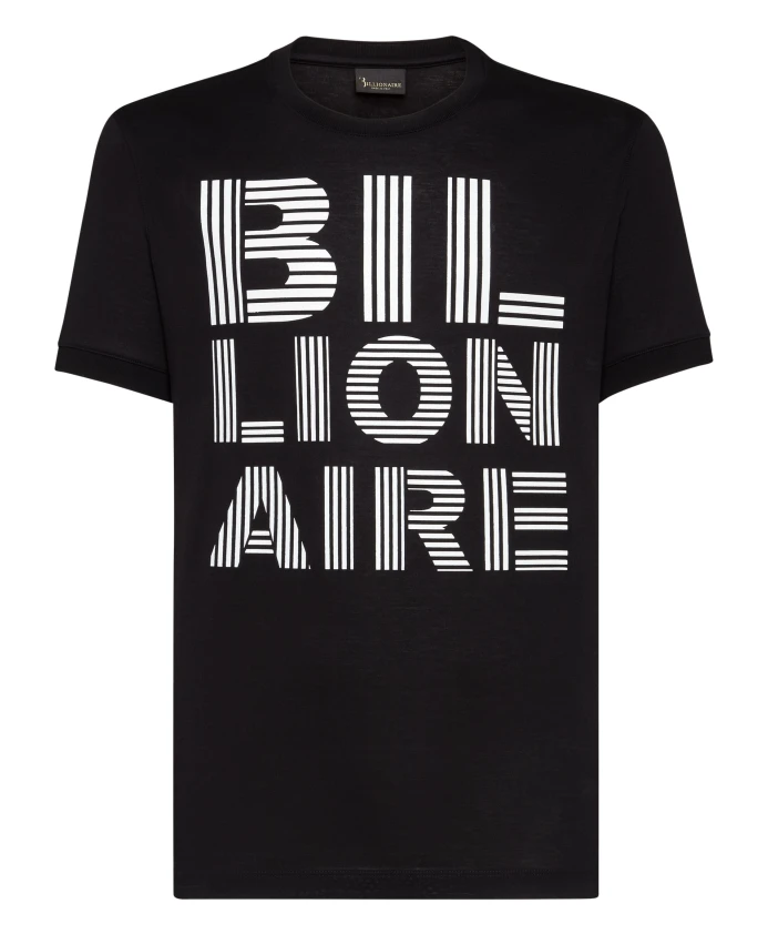 

Футболка с круглым вырезом, логотипами SS Billionaire, черный