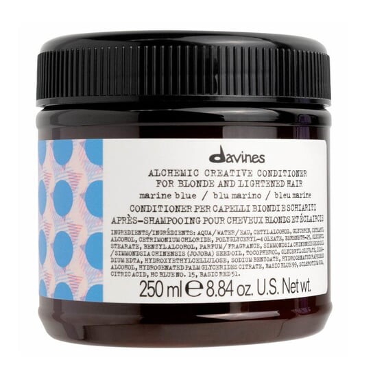 

Кондиционер для креативного окрашивания - синий 250мл Davines Alchemic Creative Marine Blue