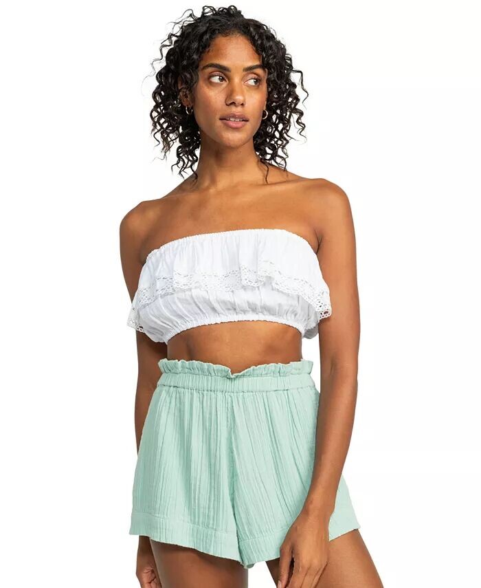 

Укороченный топ Golden Tropic для юниоров Roxy, белый