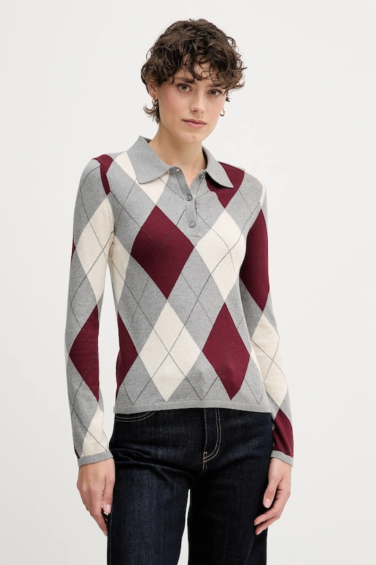 

Хлопковый свитер Tommy Hilfiger, серый