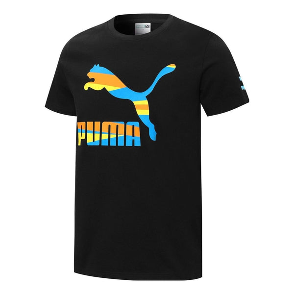 

Футболка colorful logo t-shirt 'black' Puma, черный