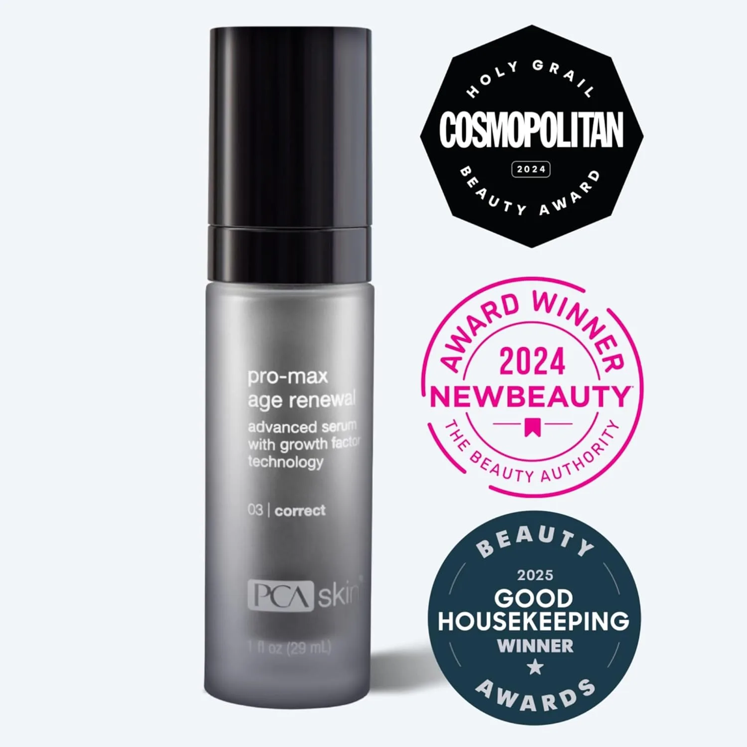 Сыворотка Pca Skin — Pro Max Age Renewal против старения, для уменьшения морщин и подтяжки кожи лица и шеи, 29.6 мл — фото 2