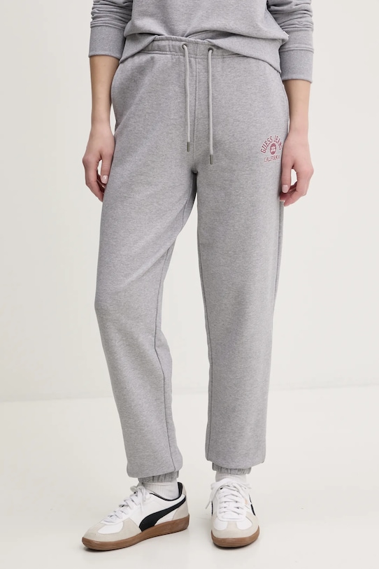 

Хлопковые спортивные брюки Guess Jeans, серый