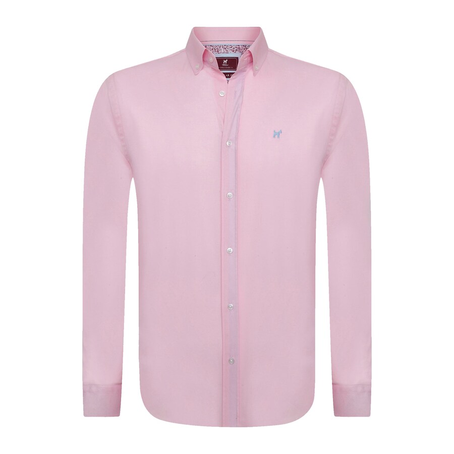 

Повседневная рубашка Williot Regular fit Button Up Shirt, розовый