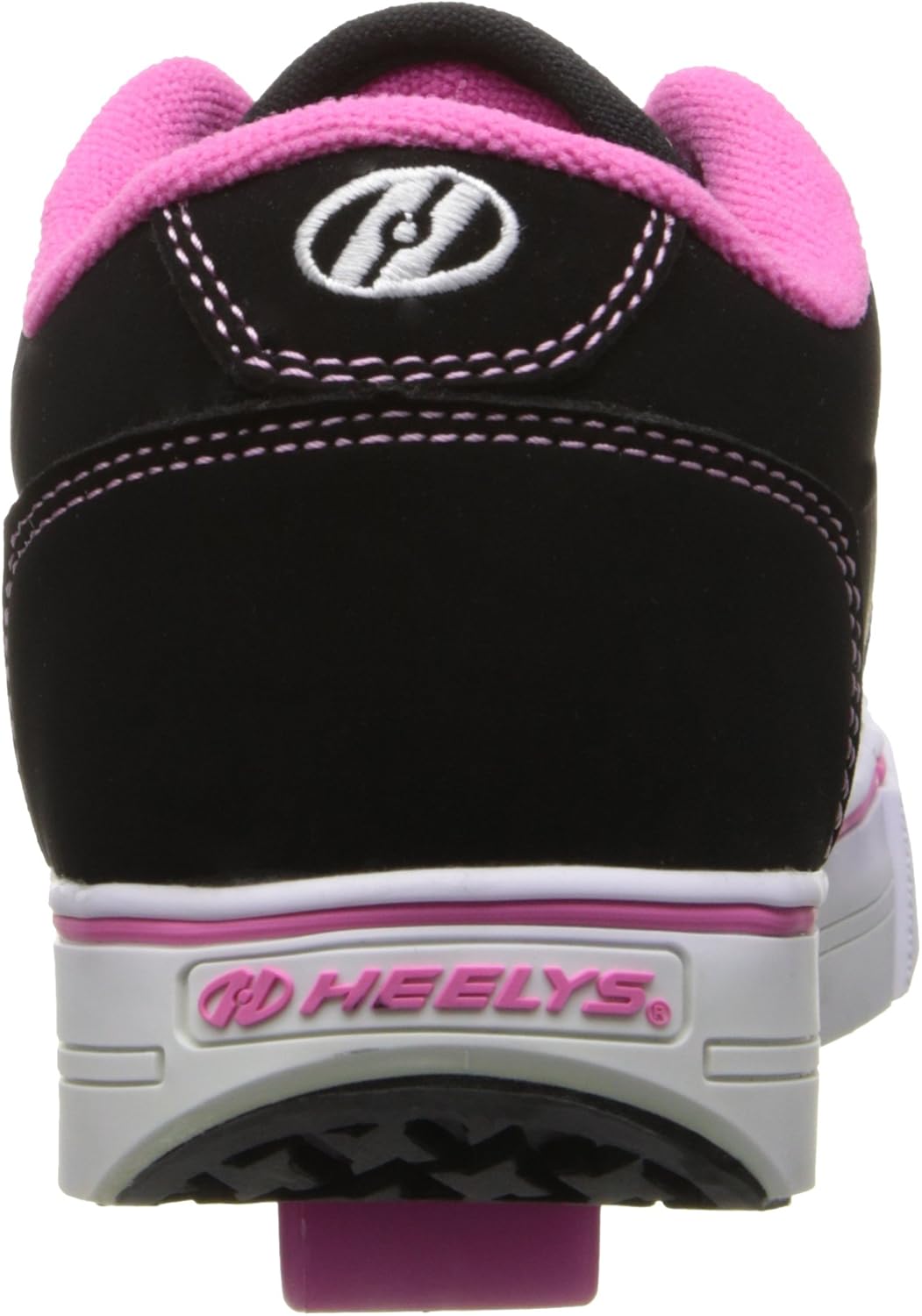 Кроссовки Heelys Launch с колесиками (для малышей/детей младшего возраста/старших детей), черный/розовый — фото 3