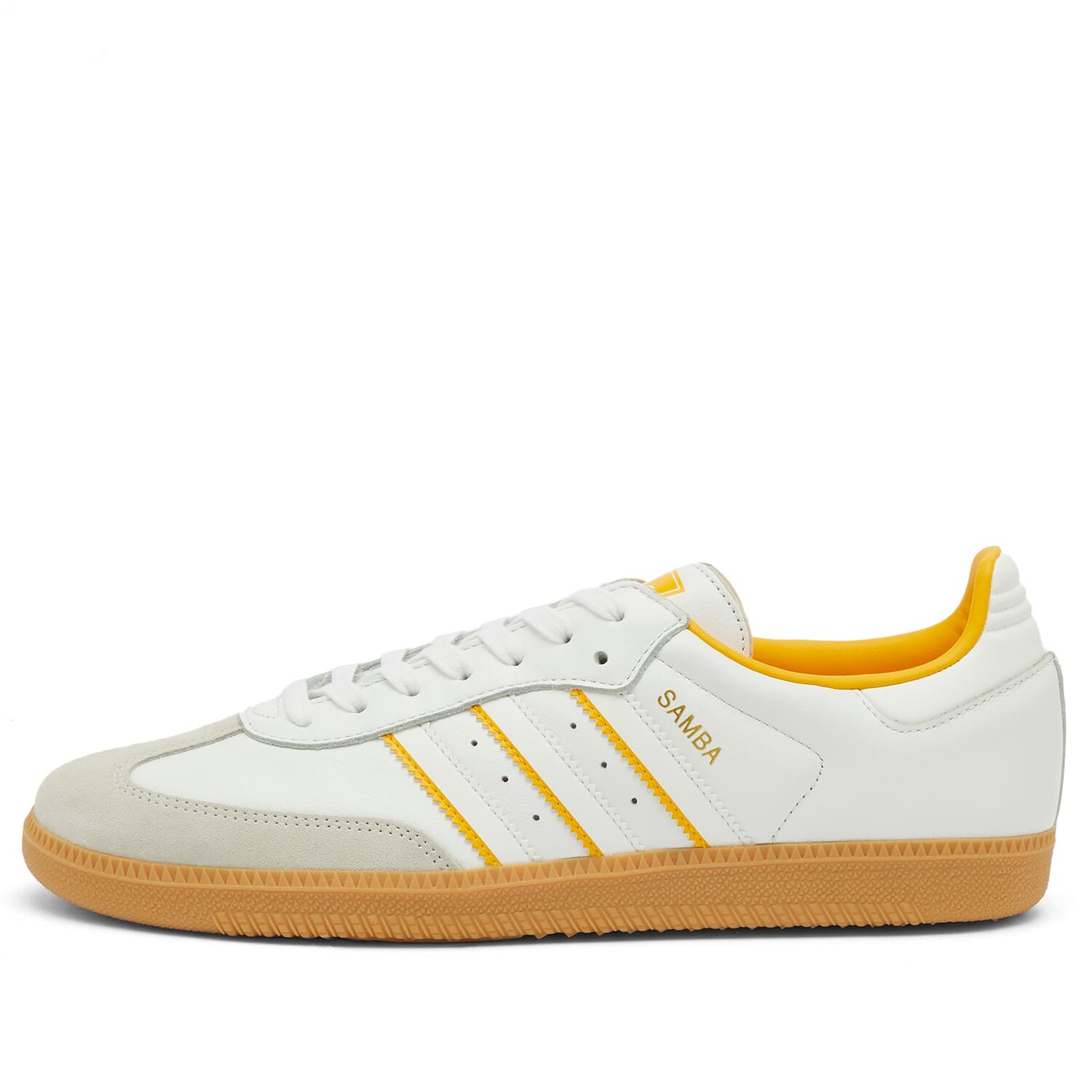 

Кроссовки Adidas Samba Og, цвет White, Crystal White & Crew Yellow