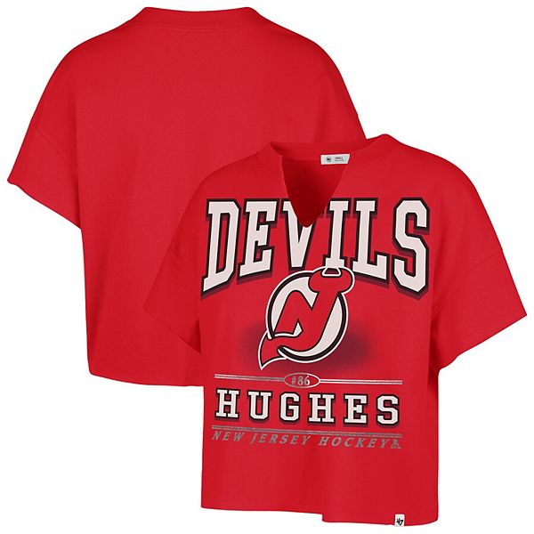 

Женская футболка '47 jack hughes red new jersey devils elation name & number oversized с v-образным вырезом 47 Brand, Красный, Женская футболка '47 jack hughes red new jersey devils elation name & number oversized с v-образным вырезом 47 Brand