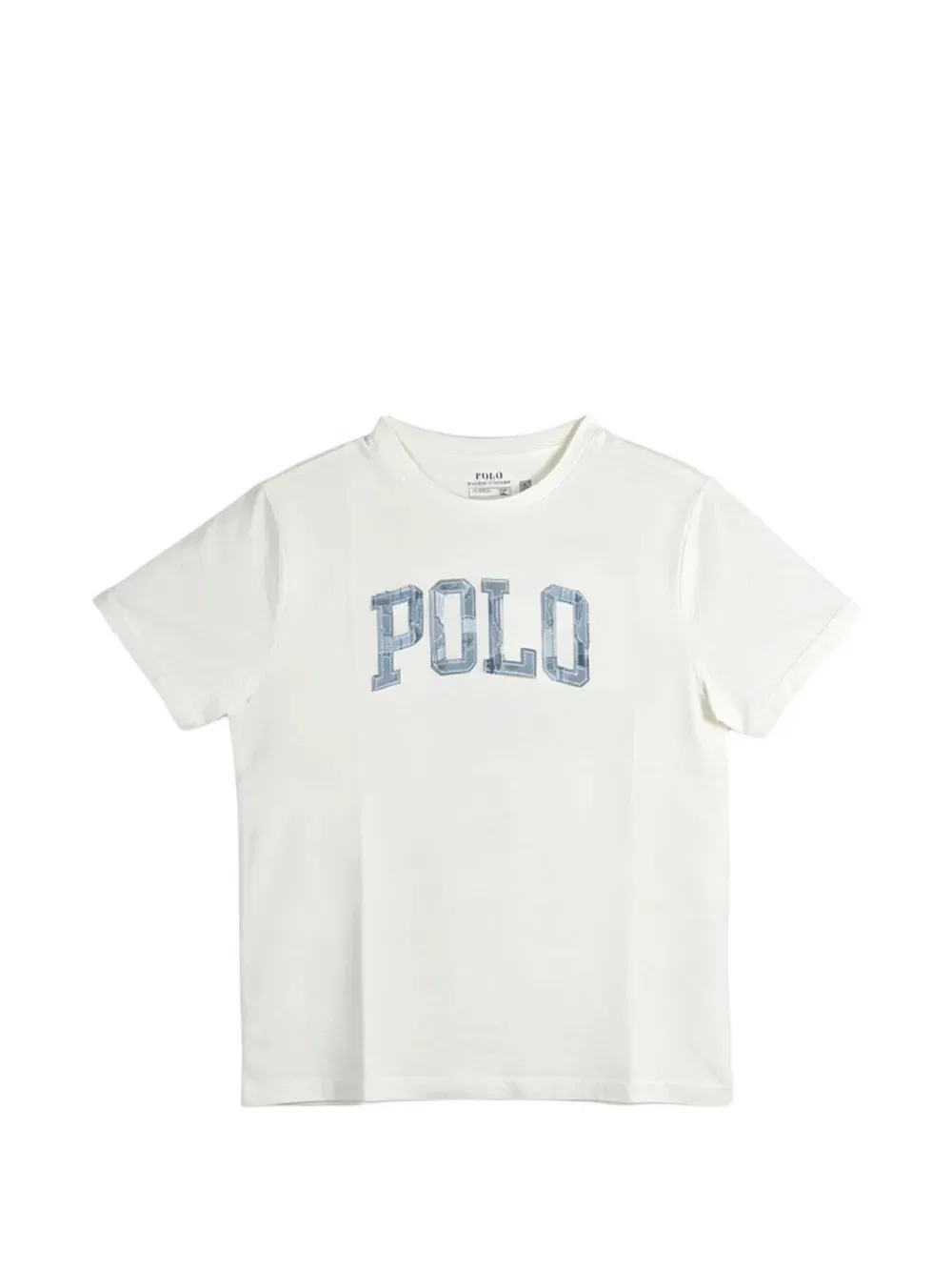 Футболка с логотипом Polo Ralph Lauren Kids, белый