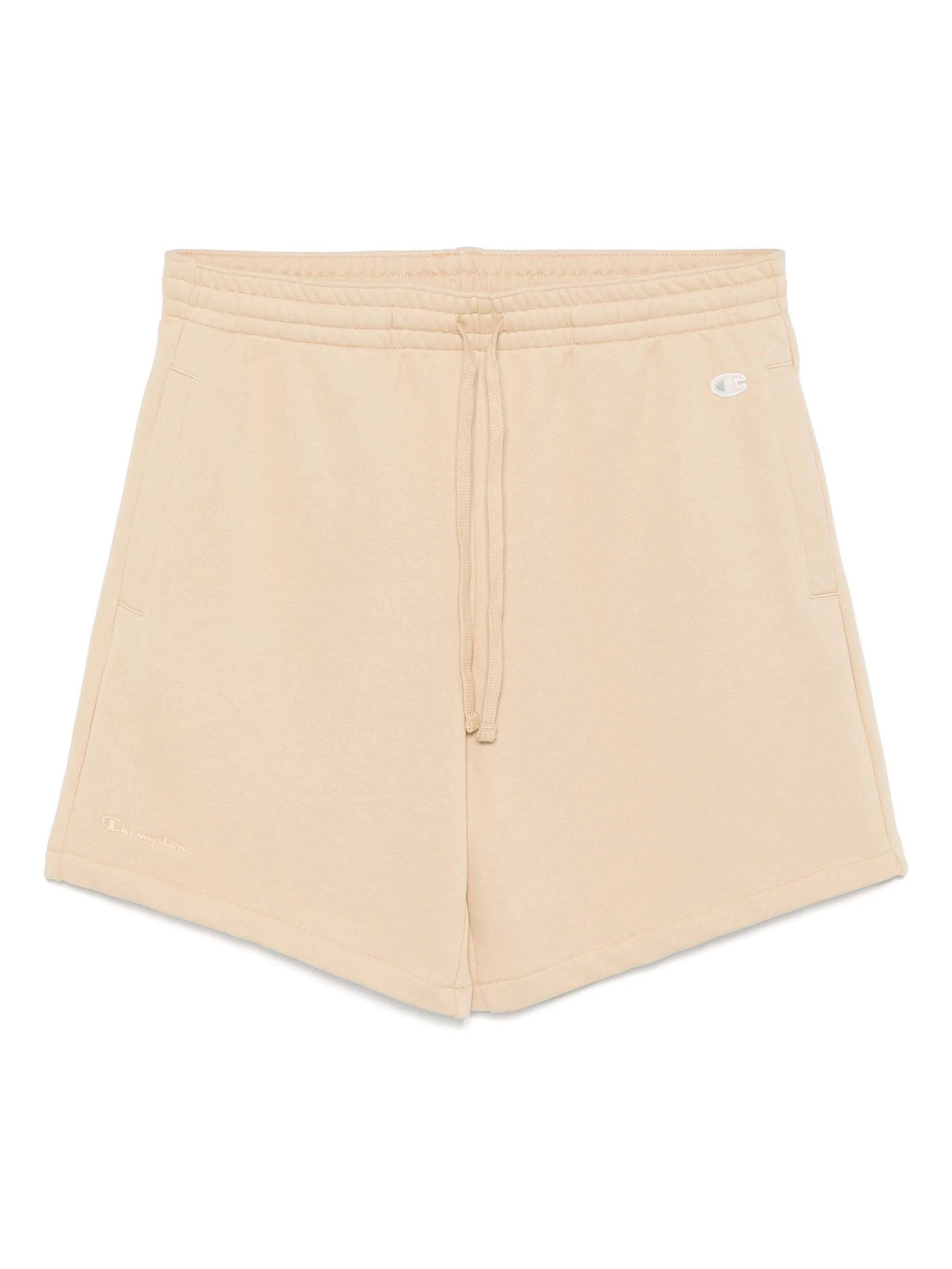 

Шорты с нашивкой-логотипом Champion, бежевый