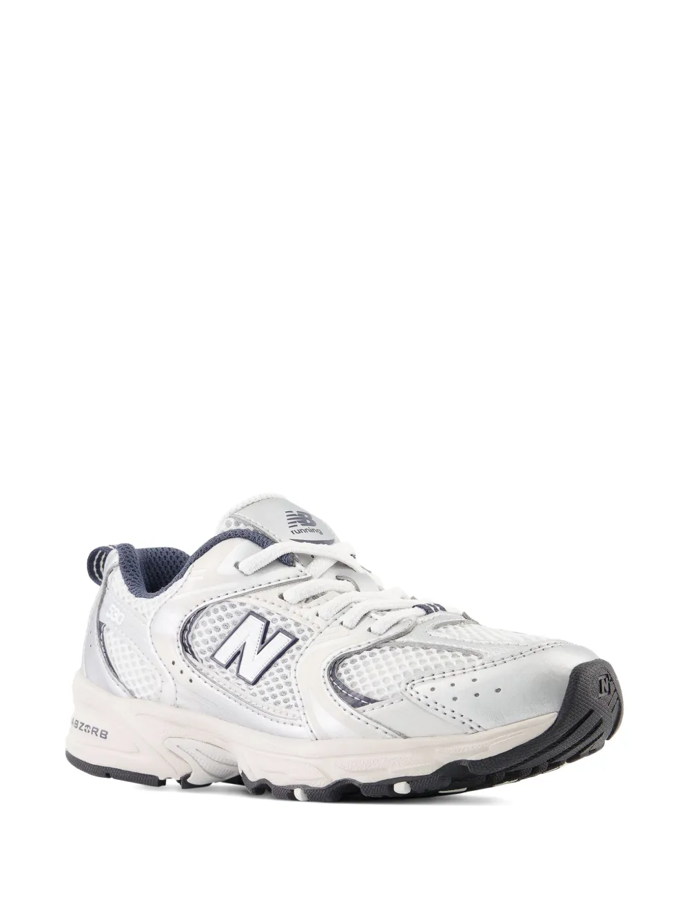 

Кроссовки 530 с эластичными шнурками New Balance Kids, белый