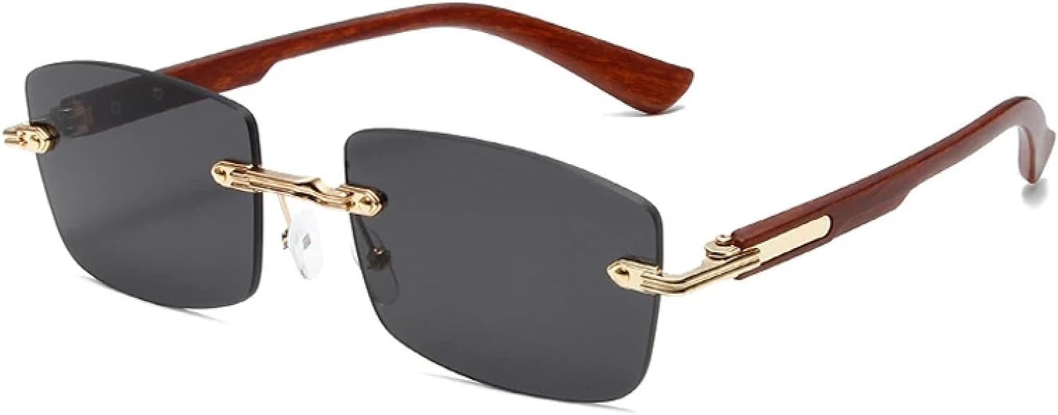 

Модные женские солнцезащитные очки в винтажном стиле, прозрачные с градиентом, защита от УФ-излучения UV400; мужские солнцезащитные очки в стиле панк TOIPASTN, Golden Grey