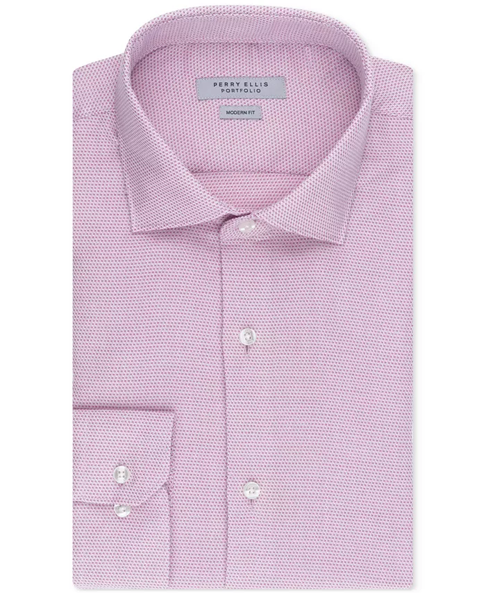 

Мужская рубашка King Micro-Pattern Perry Ellis Portfolio, розовый