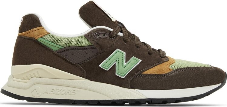 

Кроссовки Teddy Santis x 998 Made in USA 'Brown Green', коричневый