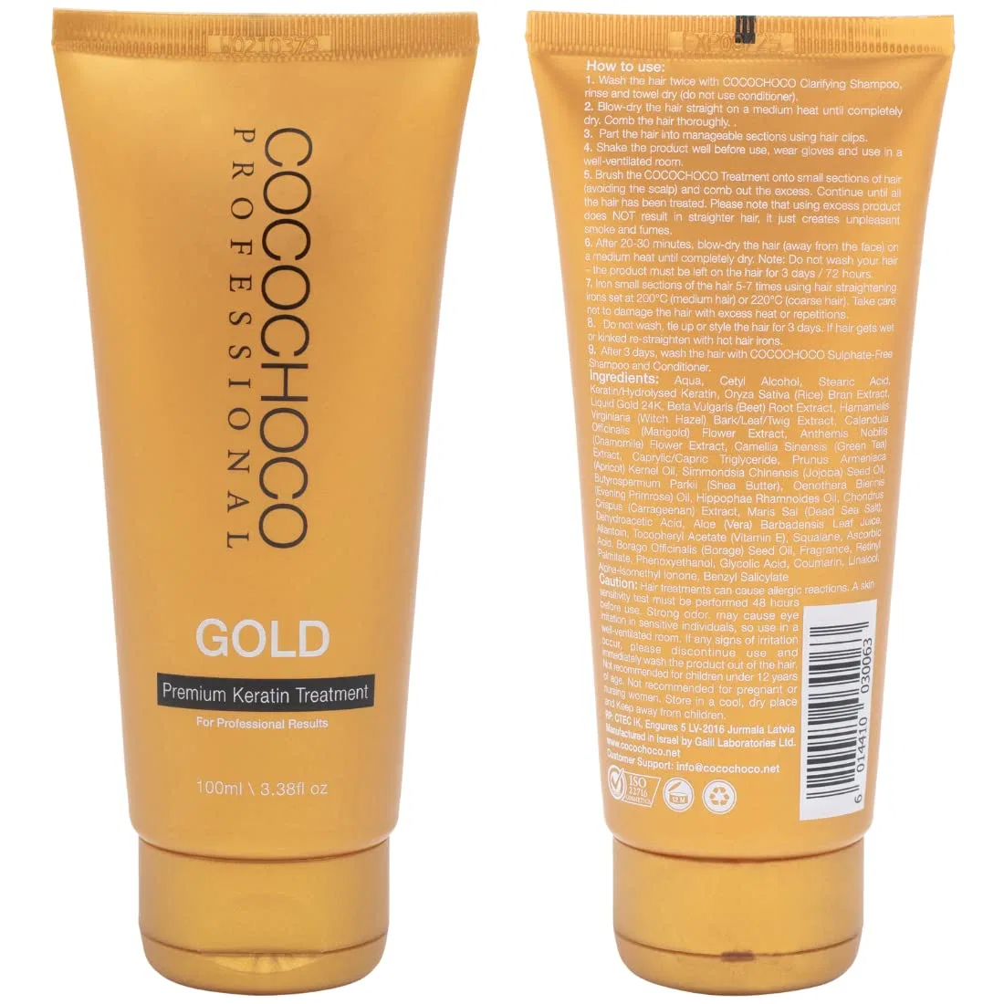 Набор для кератинового выпрямления волос Cocochoco Professional Keratin Gold Cocochoco — фото 2