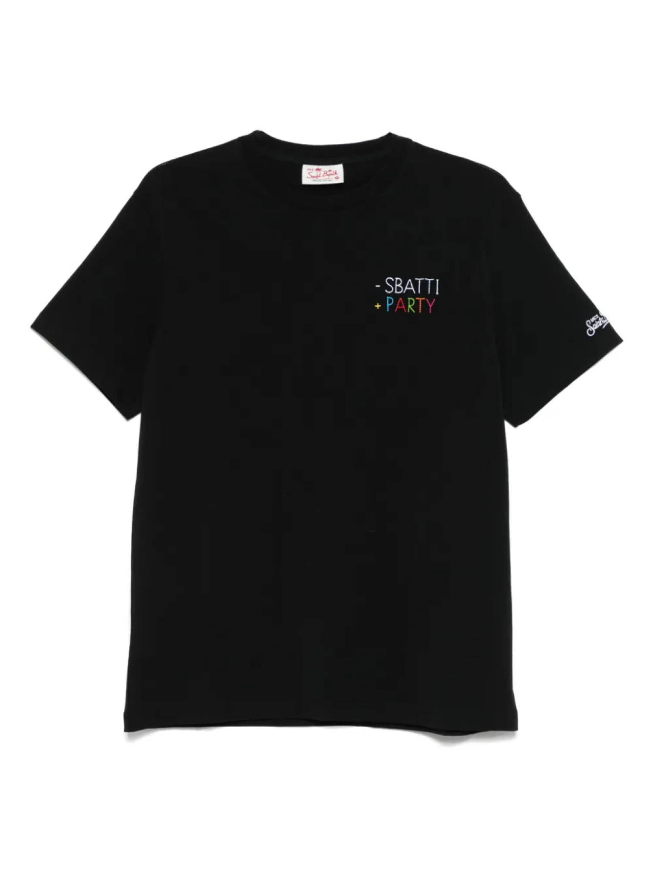 

Футболка с логотипом MC2 Saint Barth, черный