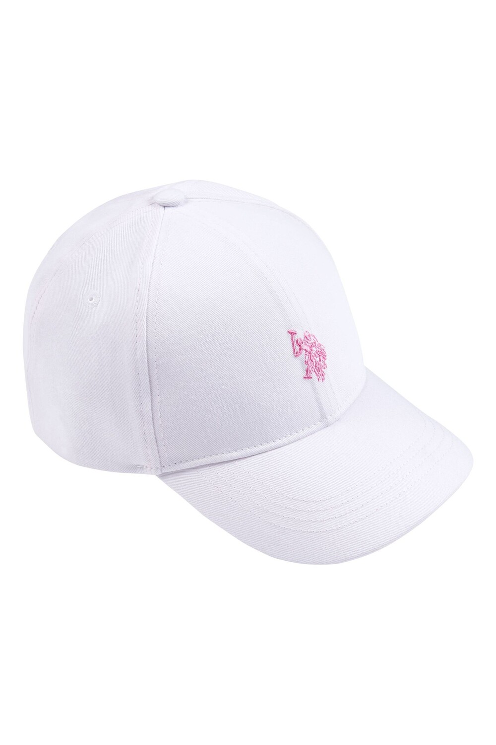 

Двойная холщовая бейсболка для девочек с всадниками U.S. Polo Assn, белый