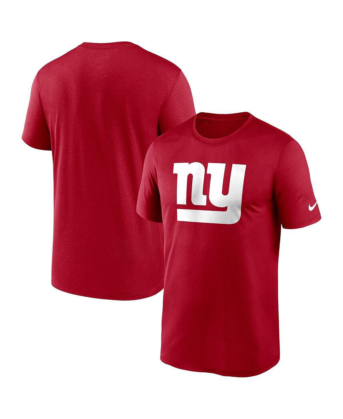 

Мужская красная футболка с логотипом New York Giants Legend Performance Nike, Красный, Мужская красная футболка с логотипом New York Giants Legend Performance Nike