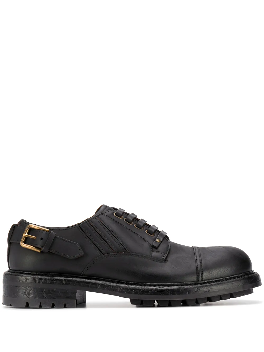 

Туфли дерби с пряжками DOLCE & GABBANA, черный