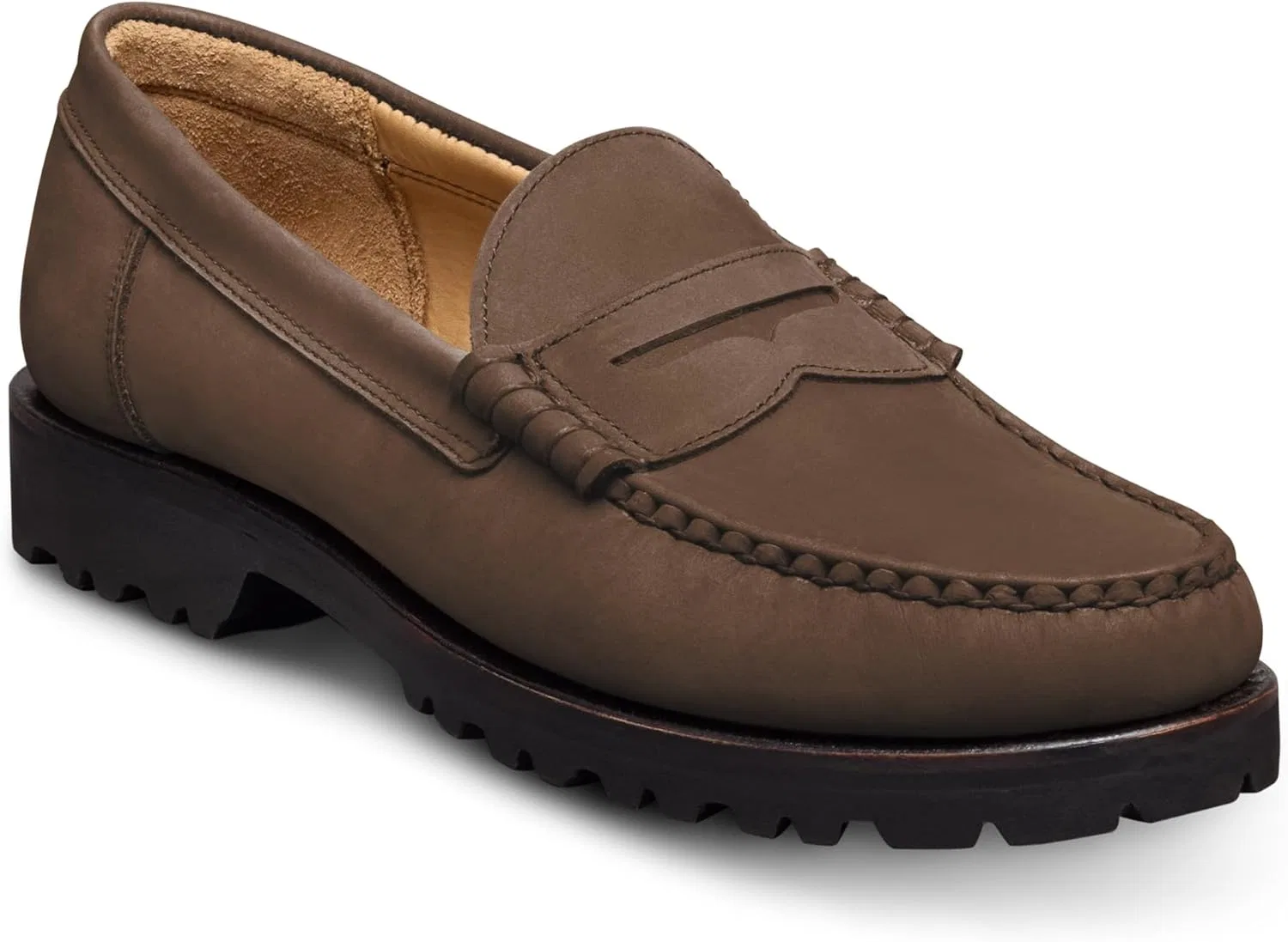Лоферы Allen Edmonds, коричневая нубуковая кожа