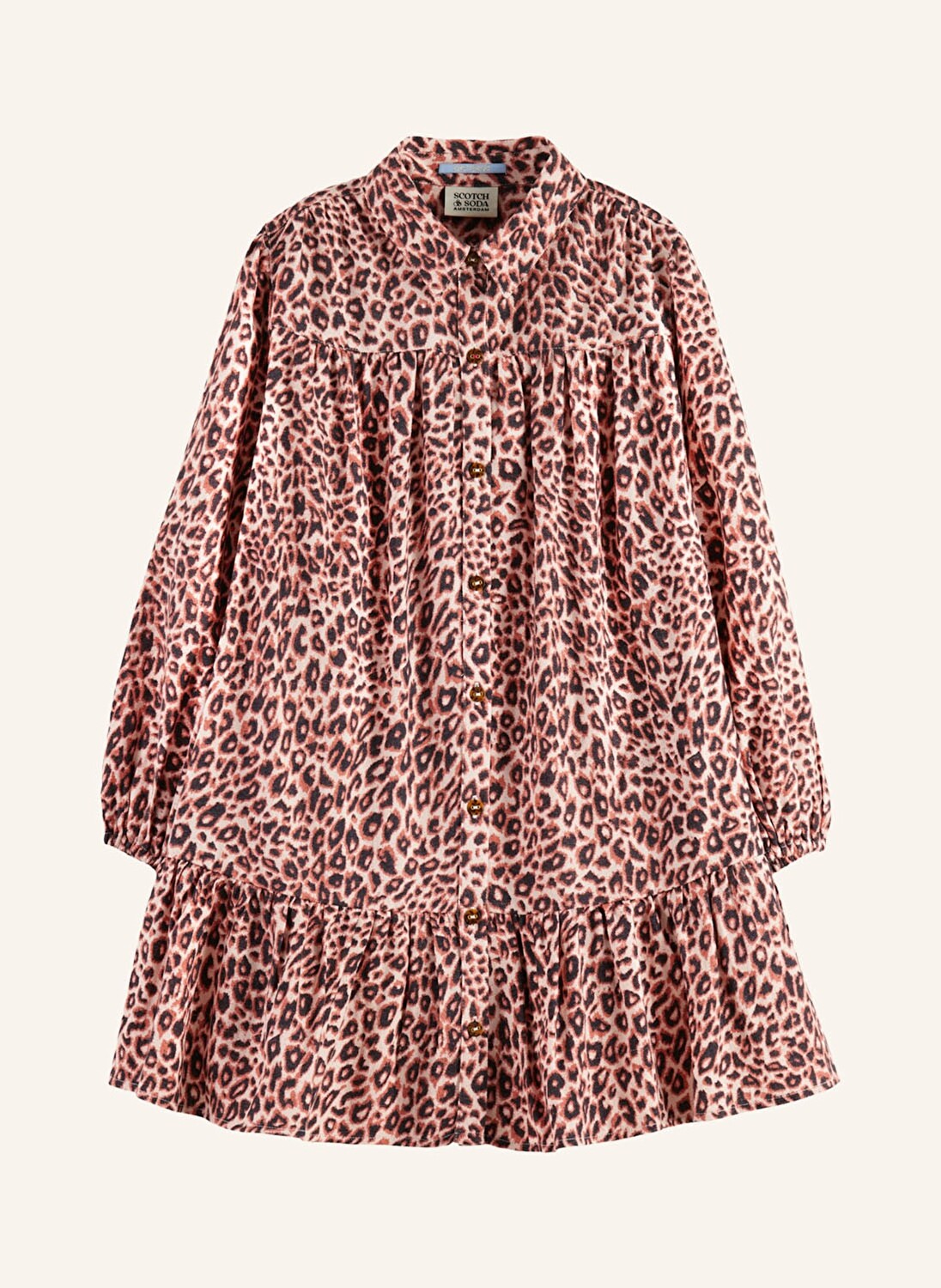 

Платье-Рубашка Scotch & Soda, розовый