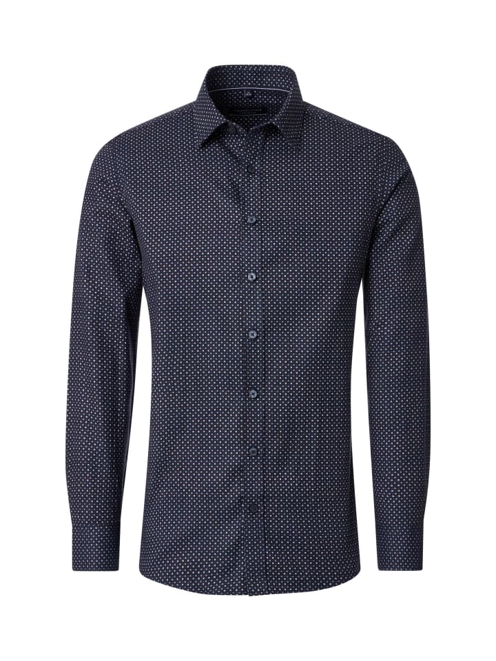 

CASAMODA Повседневная рубашка синего цвета