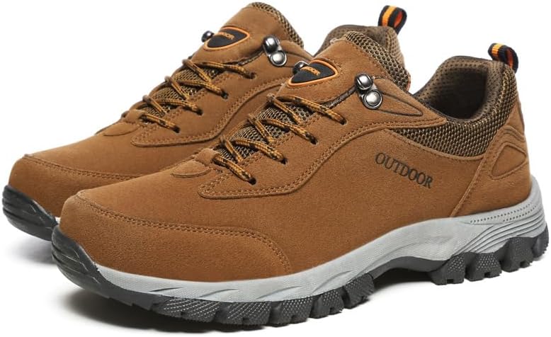 

Мужские прогулочные туфли, лоферы, кроссовки, повседневные кожаные, комфортные, дышащие, для походов, работы, вседорожные ботинки, треккинг Soft Time Toy, коричневый