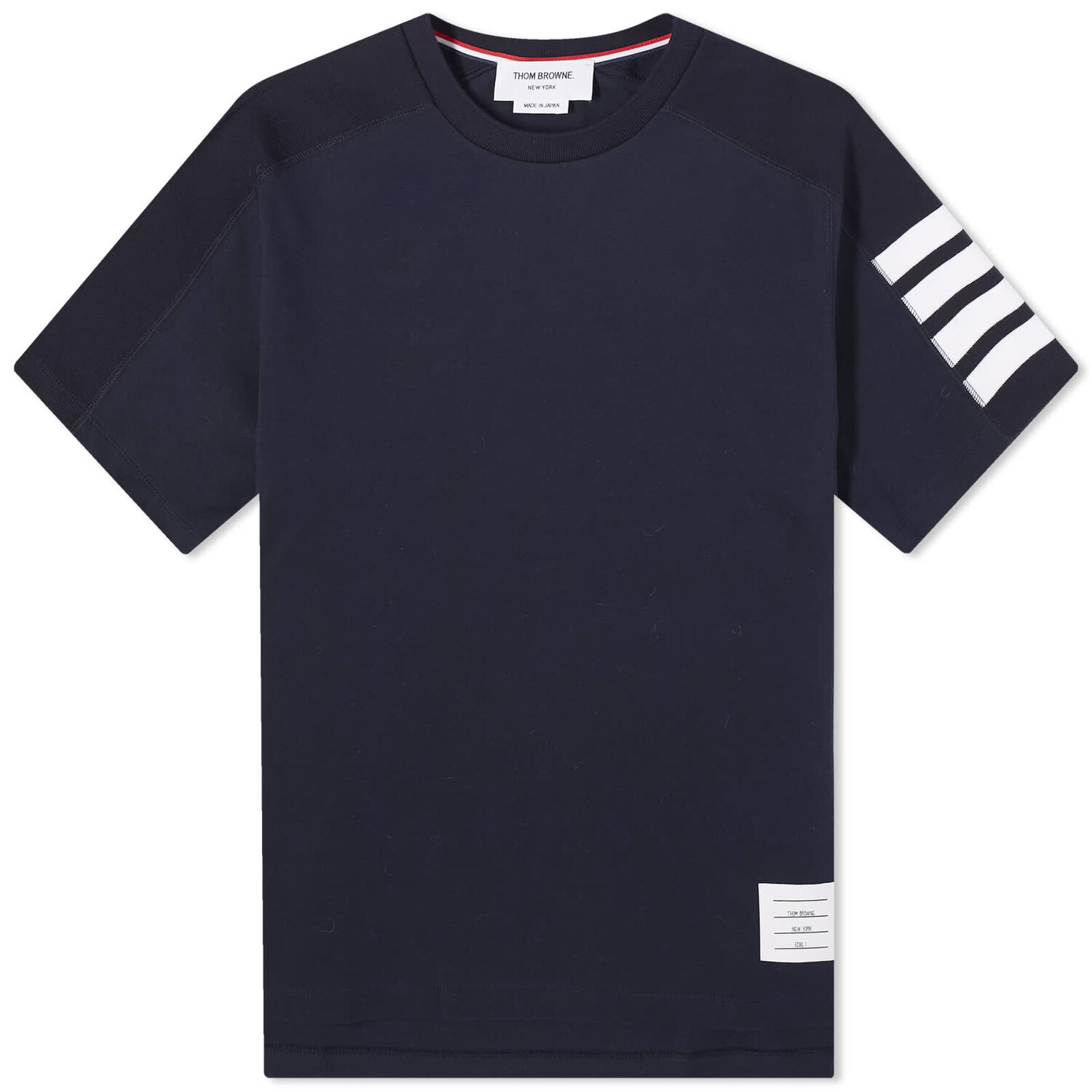 

Футболка Thom Browne 4-Bar Tonal, темно-синий