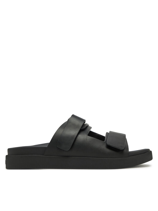 Сандалии Calvin Klein Flat Adj Slide Eyelet HW0HW02489, черный