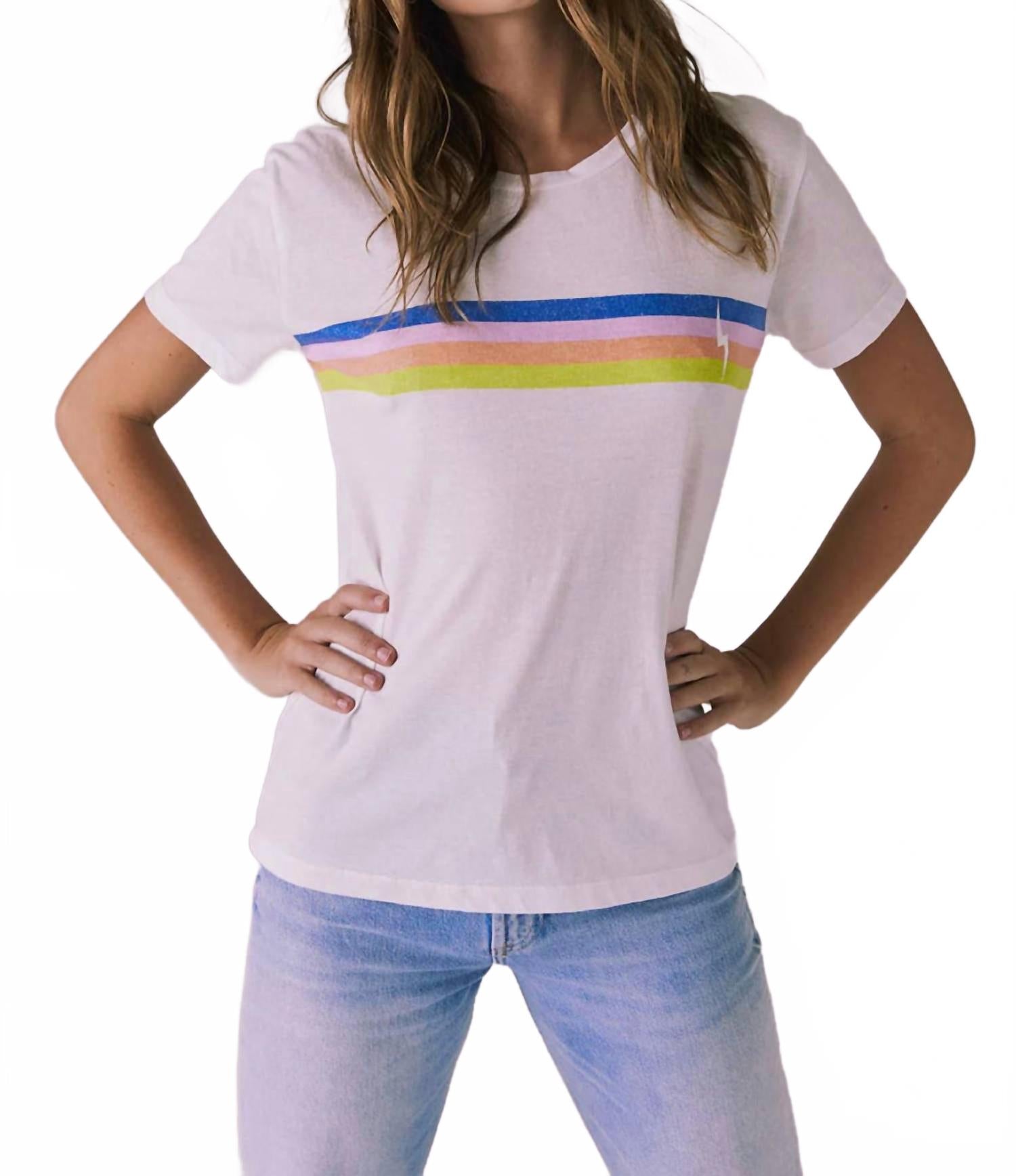 

Белая футболка с ретро-принтом Chaser