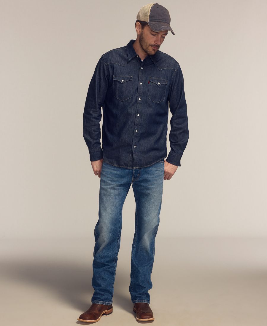 Мужские джинсы 557 Western Straight Fit Boot Cut Levi's, Run The Road — фото 4