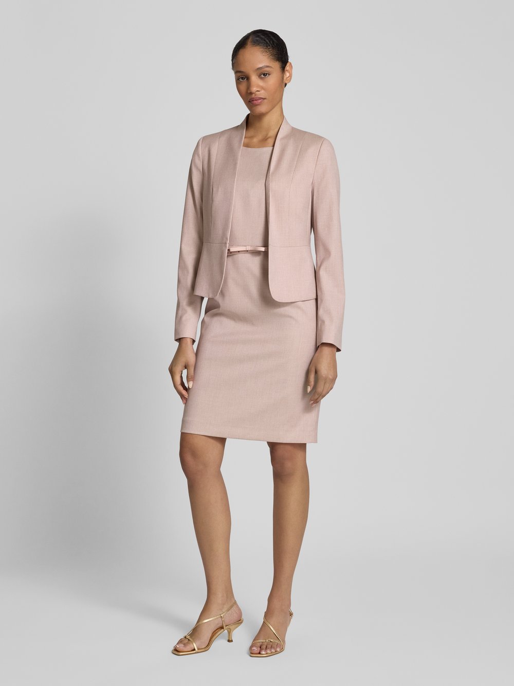 

Блейзер с воротником-стойкой Christian Berg Woman Selection, розовый