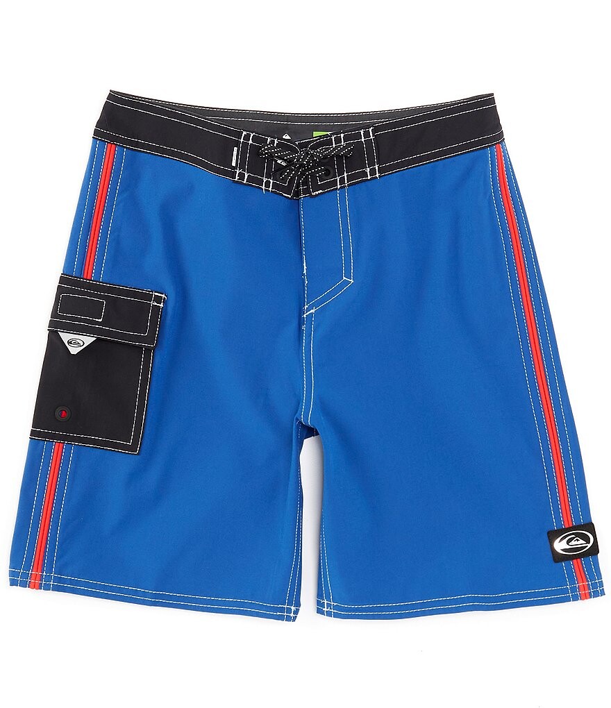 

Однотонные шорты для досок Quiksilver Big Boys 8–20 Saturn, синий