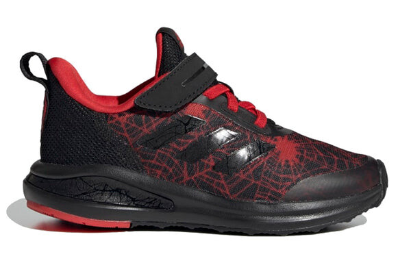 Кроссовки marvel x fortarun spider man k Adidas, черный — фото 2