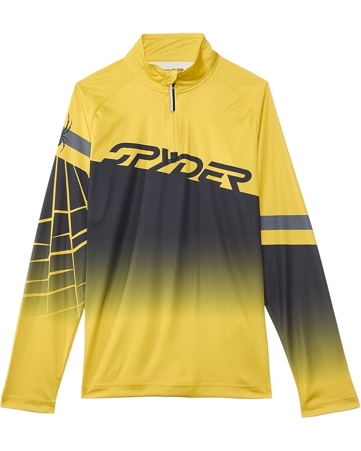 

Топ Spyder Kids Incline 1/2 Zip Top, цвет Acid Yellow