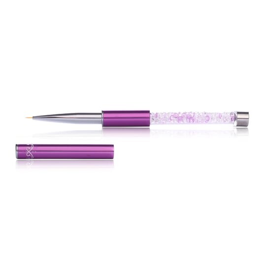 

Фиолетовая кисть для нейл-арта со стразами - 5 мм Cosmetics Zone