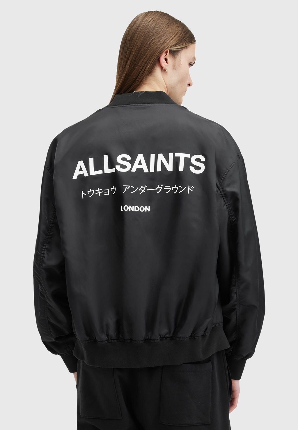 

Куртка-бомбер UNDERGROUND AllSaints, черный