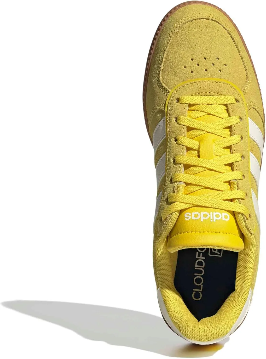 Унисекс кроссовки Adidas Breaknet Sleek, желтый/кремовый — фото 3