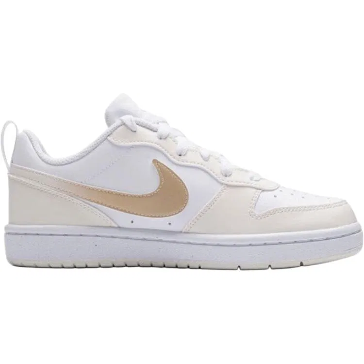Детские низкие скейтерские кроссовки Court Abrasion Resistant White Beige Gold Kids' Nike — фото 3