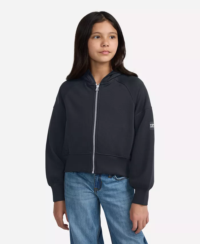 

Детская YPB NeoKNIT худи на молнии Abercrombie Kids, черный