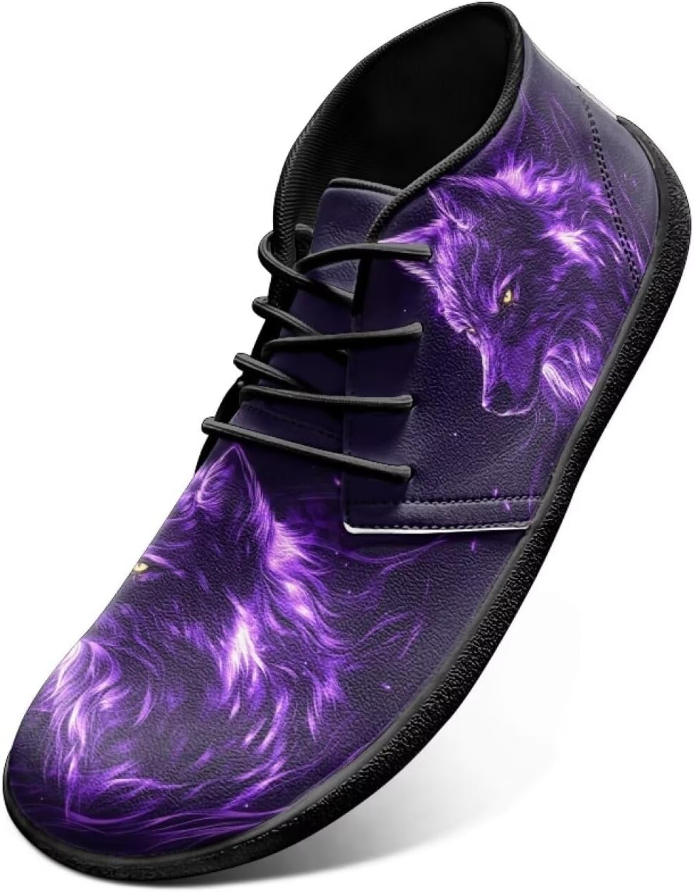 

Мужские широкие кроссовки для ходьбы, на шнуровке, минималистичный дизайн, противоскользящая подошва из пеноматериала с эффектом памяти, спортивные кроссовки, размеры US 6-14 Cugasmaru, пурпурный