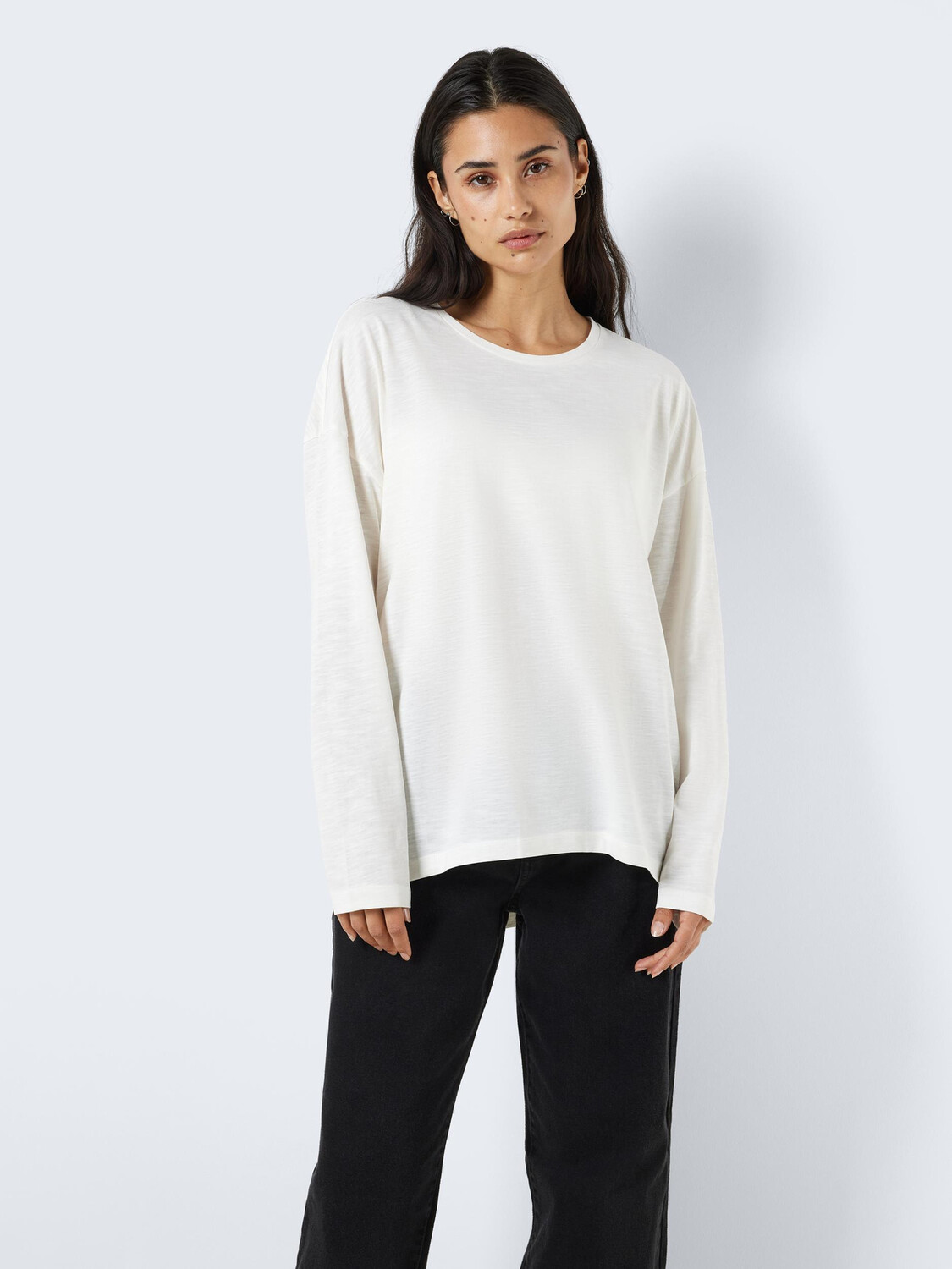 

Свитер Noisy may Lockeres Langarm Basic Shirt NMMATHILDE, белый