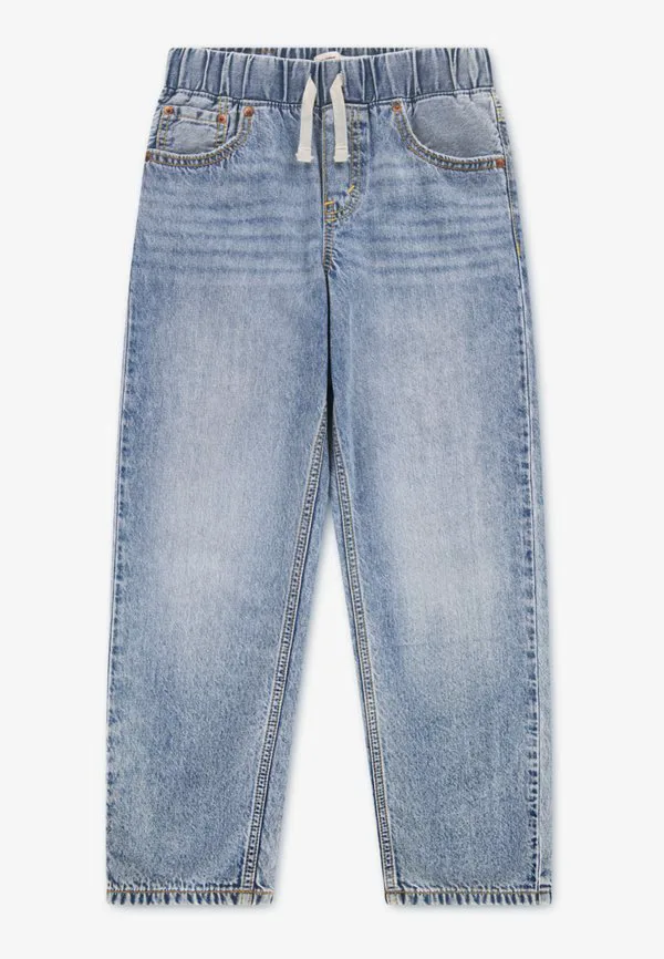 Джинсы свободного кроя, зауженные книзу. Levi'S, From Scratch No Destruction