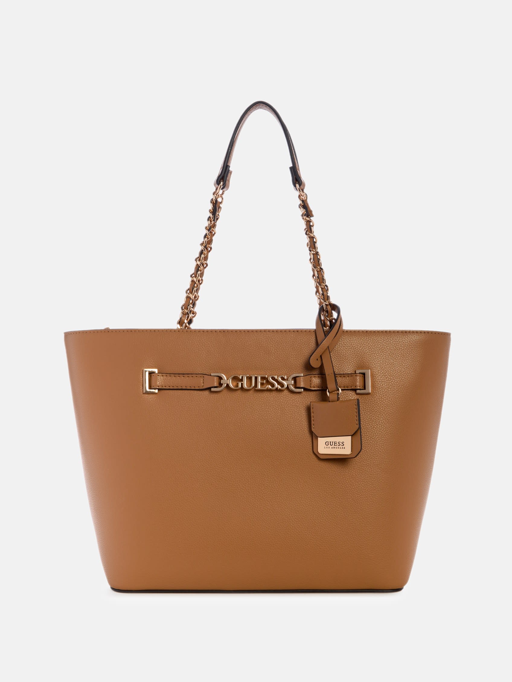 

Рианнон Сумка-тоут Guess Factory, Saddle Tan