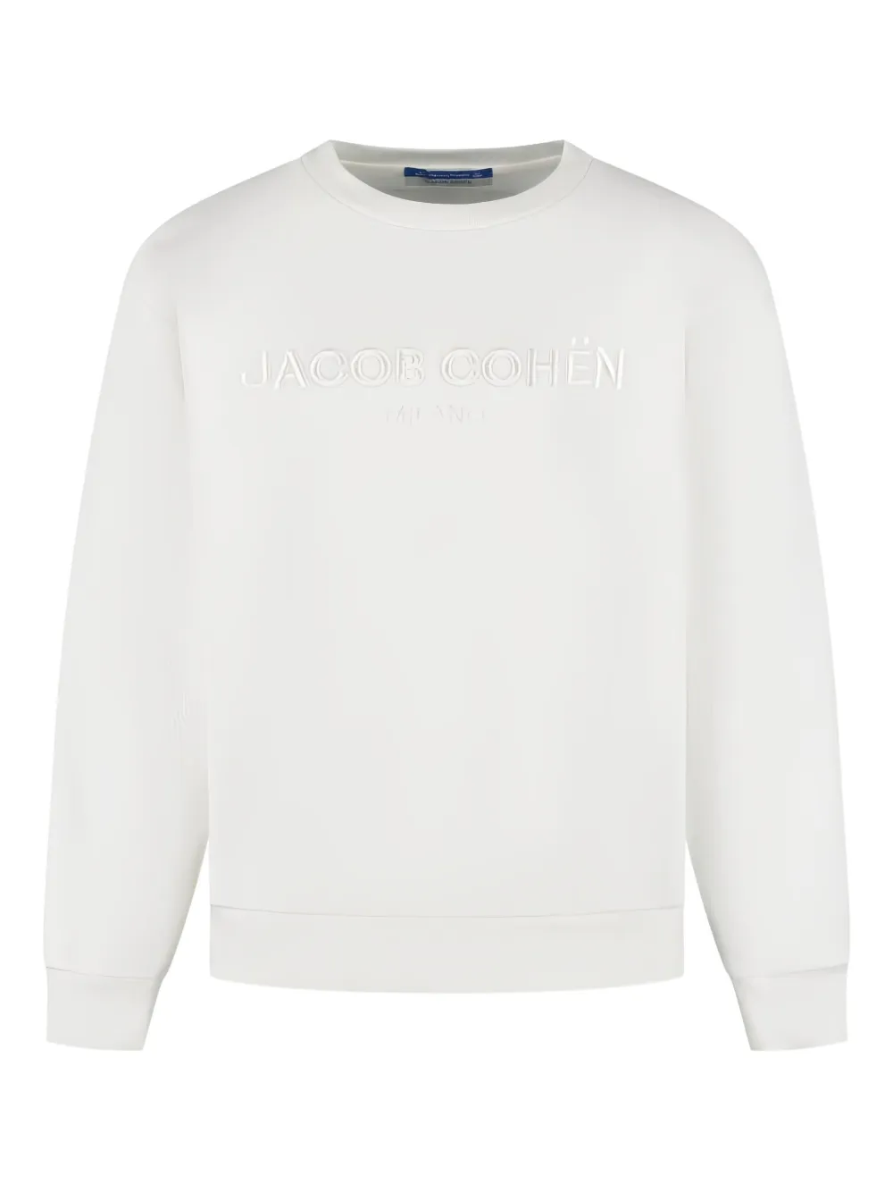 

Свитшот с вышитым логотипом JACOB COHEN, белый