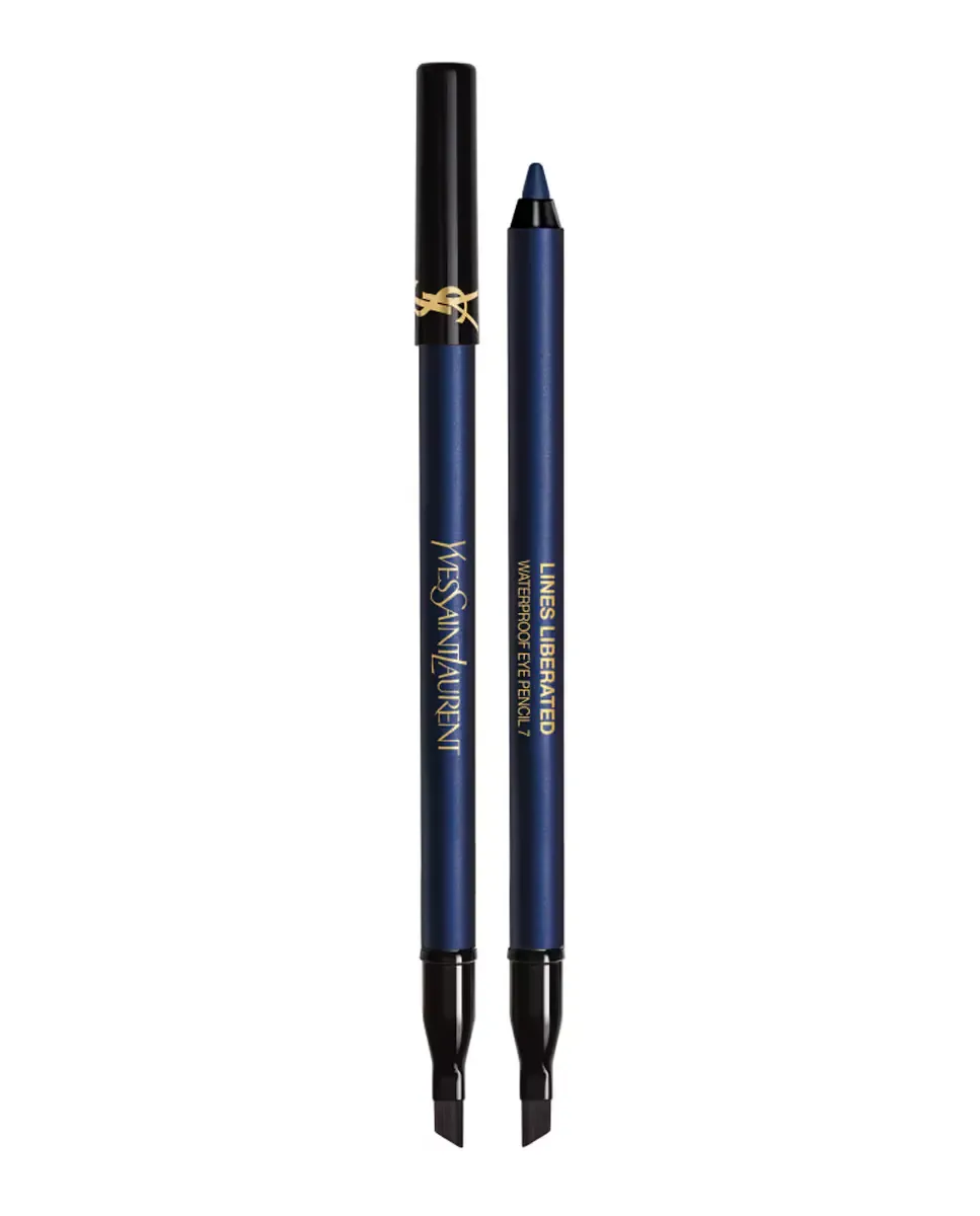 Водостойкий карандаш для глаз Yves Saint Laurent Lines Liberated, 7 blue, 1.2 г — фото 2