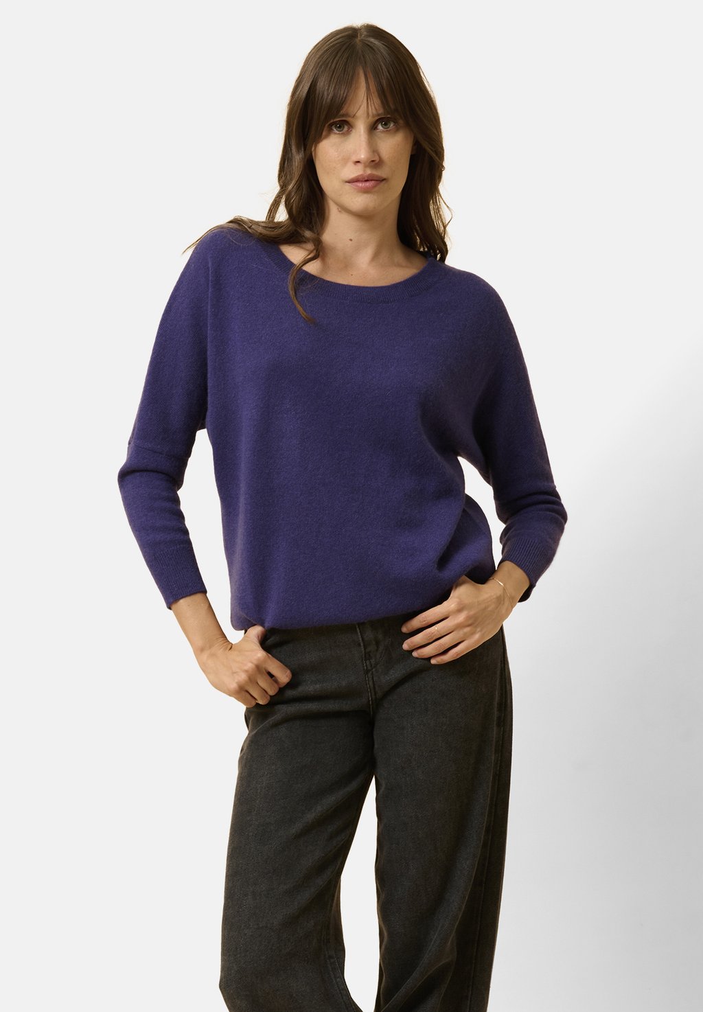 

Свитер Just Cashmere, фиолетовый