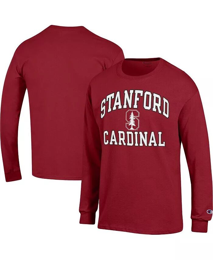 

Мужская футболка с длинным рукавом Cardinal Stanford Cardinal High Motor Champion