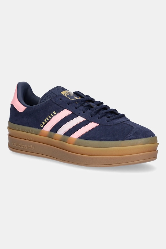 

Замшевые кроссовки Gazelle Bold Adidas Originals, темно-синий