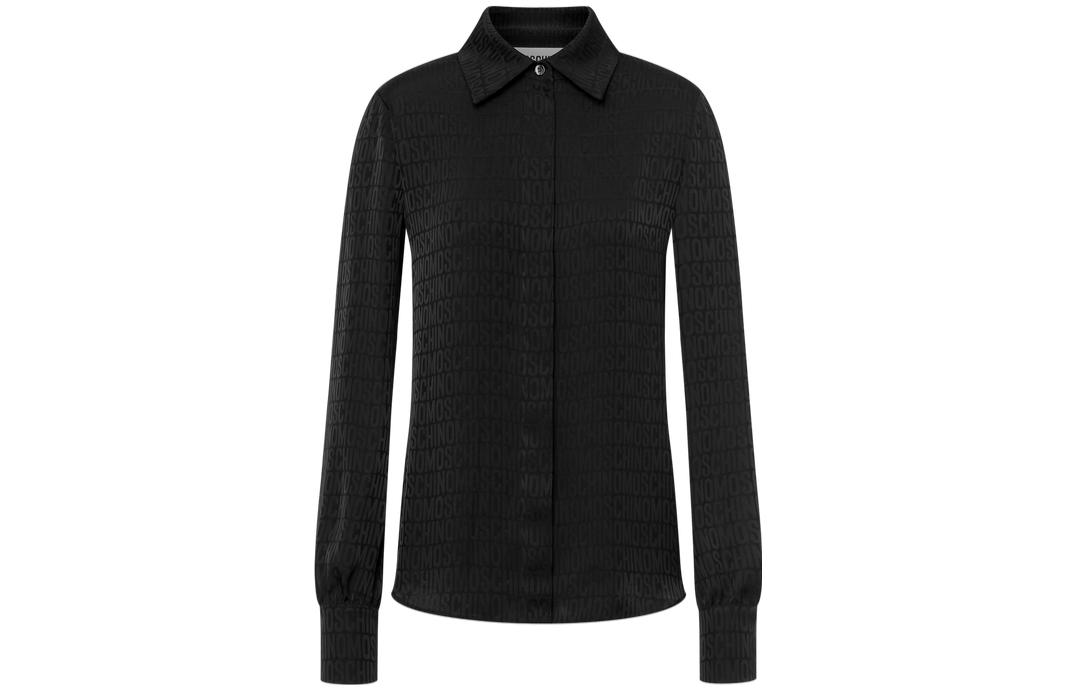 

Футболка женская черная MOSCHINO